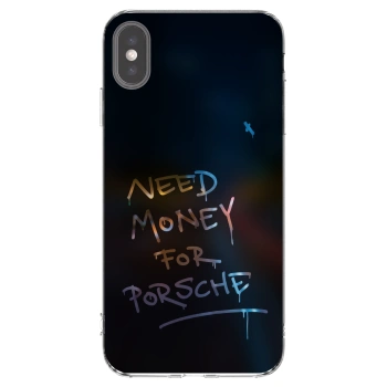 Picasee silikonový průhledný obal pro Apple iPhone XS Max - Neon Nights