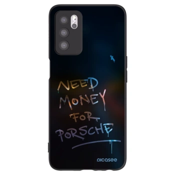 Picasee silikonový černý obal pro OPPO A16s - Neon Nights