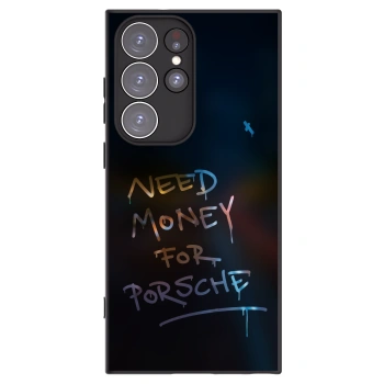 Picasee silikonový černý obal pro Samsung Galaxy S23 Ultra 5G - Neon Nights