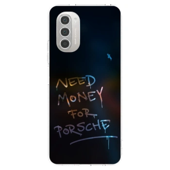 Picasee silikonový průhledný obal pro Motorola Moto G51 - Neon Nights