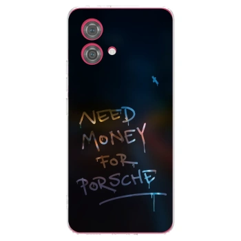 Picasee silikonový průhledný obal pro Motorola Moto G84 5G - Neon Nights