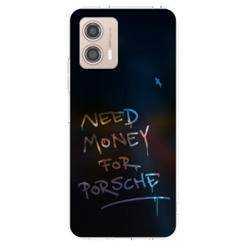 Picasee silikonový průhledný obal pro Motorola Moto G53 5G - Neon Nights