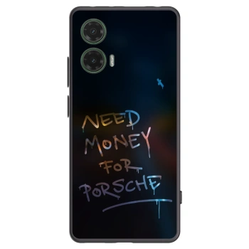 Picasee silikonový černý obal pro Motorola Moto G35 5G - Neon Nights