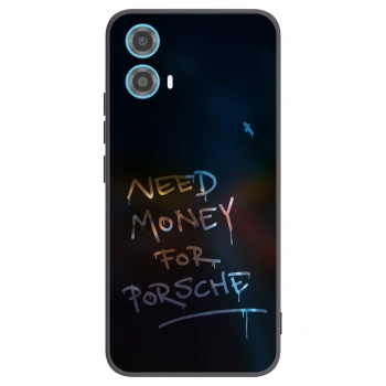 Picasee silikonový černý obal pro Motorola Moto G34 5G - Neon Nights