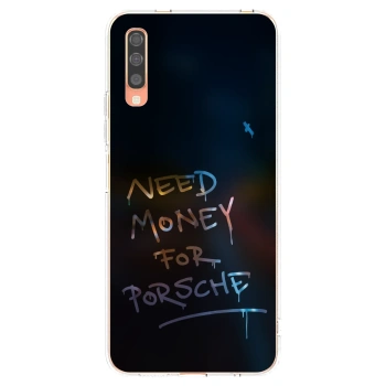 Picasee silikonový průhledný obal pro Samsung Galaxy A70 A705F - Neon Nights