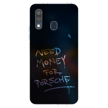 Picasee silikonový průhledný obal pro Samsung Galaxy A40 A405F - Neon Nights