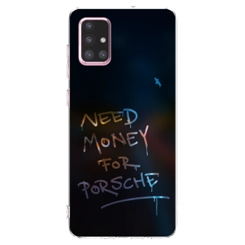 Picasee silikonový průhledný obal pro Samsung Galaxy A71 A715F - Neon Nights