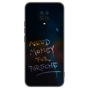 Picasee silikonový černý obal pro Xiaomi Redmi Note 9 Pro - Neon Nights