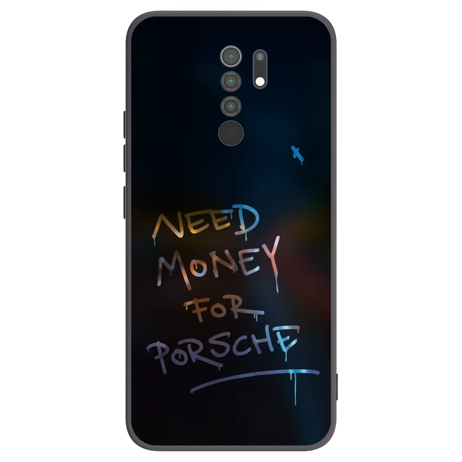 Picasee silikonový černý obal pro Xiaomi Redmi 9 - Neon Nights