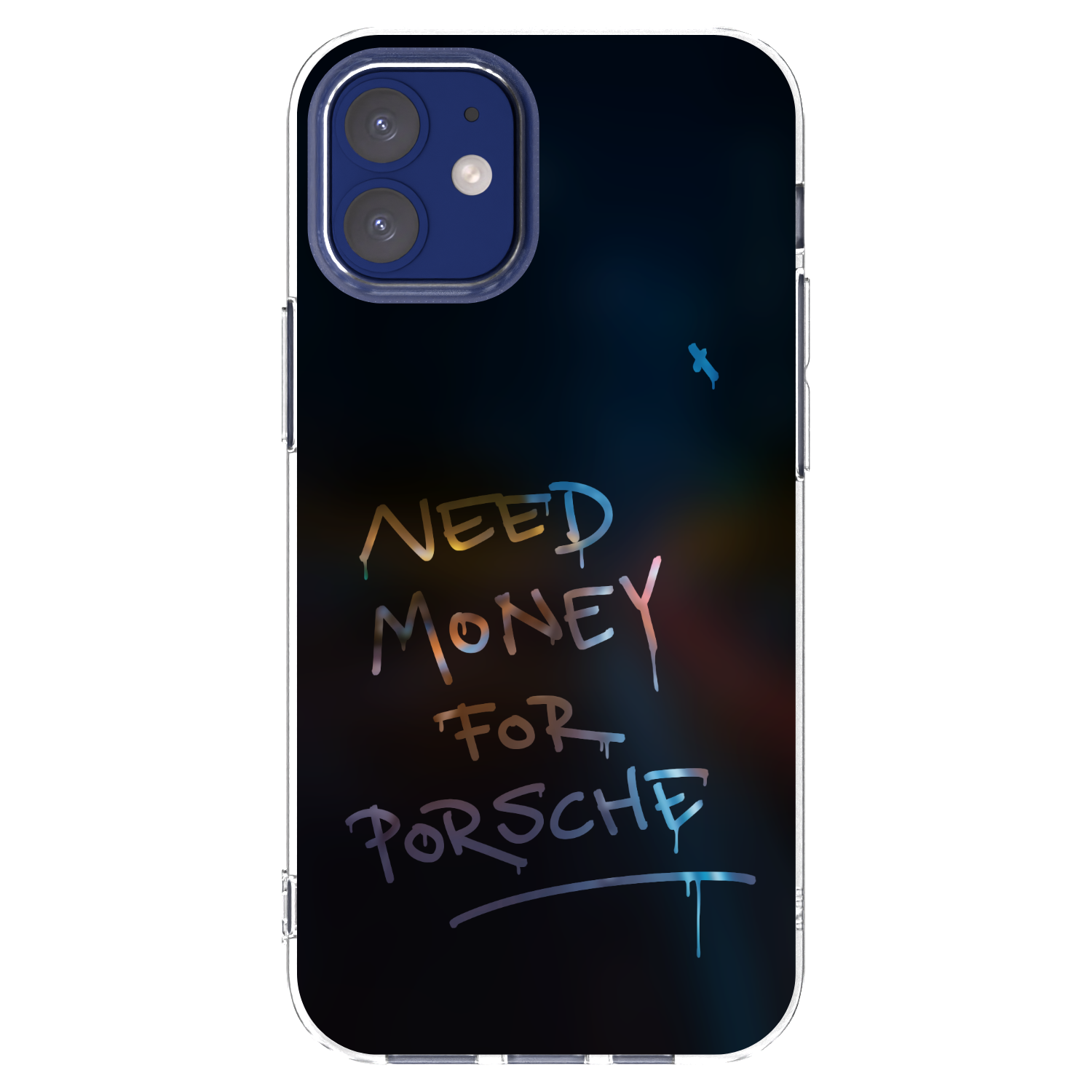 Picasee silikonový průhledný obal pro Apple iPhone 12 mini - Neon Nights
