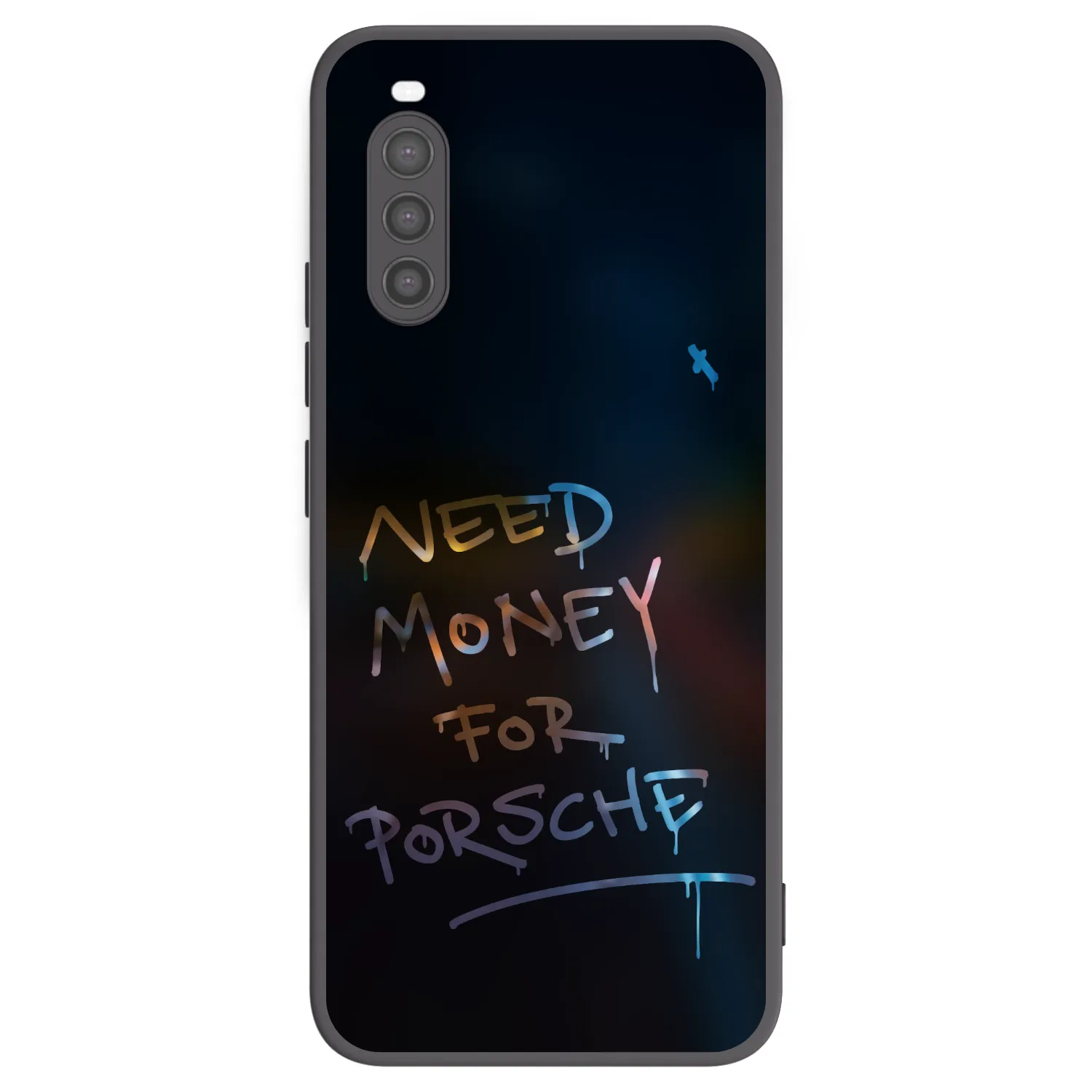 Picasee silikonový černý obal pro Sony Xperia 10 II - Neon Nights