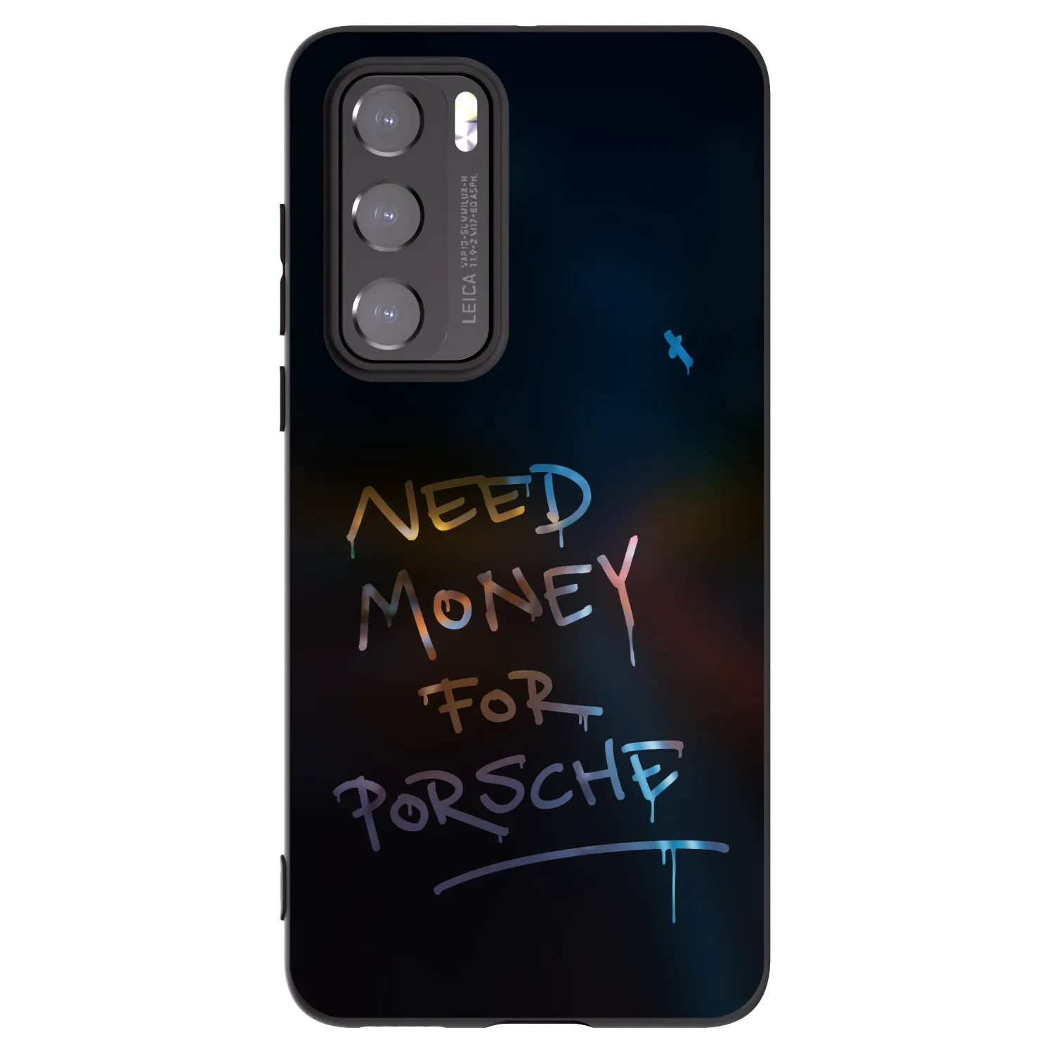 Picasee silikonový černý obal pro Huawei P40 - Neon Nights
