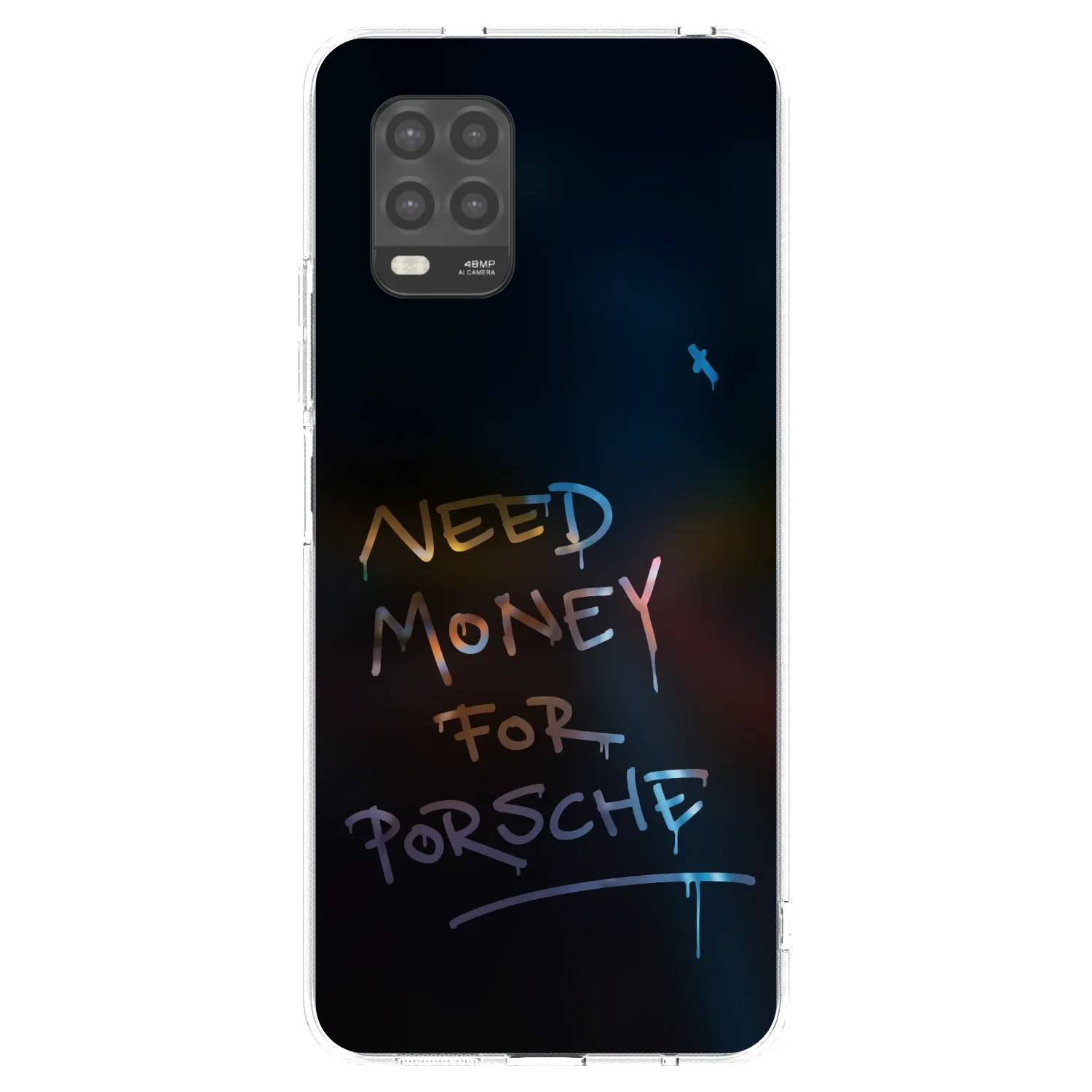 Picasee silikonový průhledný obal pro Xiaomi Mi 10 Lite - Neon Nights