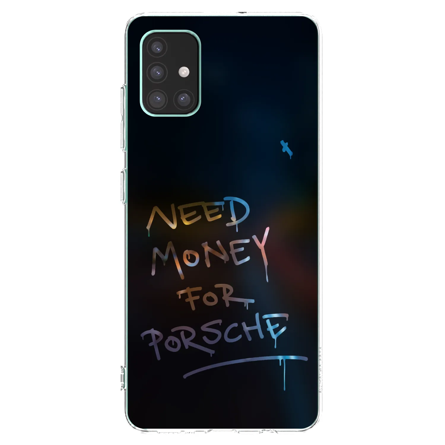 Picasee silikonový průhledný obal pro Samsung Galaxy M51 M515F - Neon Nights