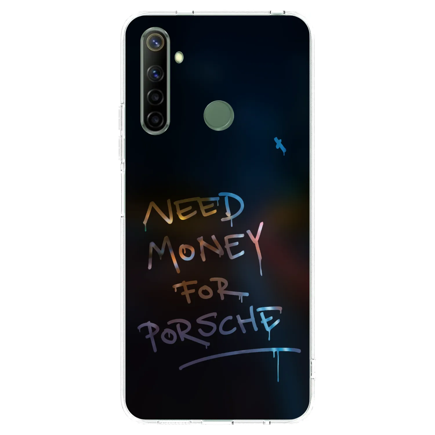 Picasee silikonový průhledný obal pro Realme 6i - Neon Nights