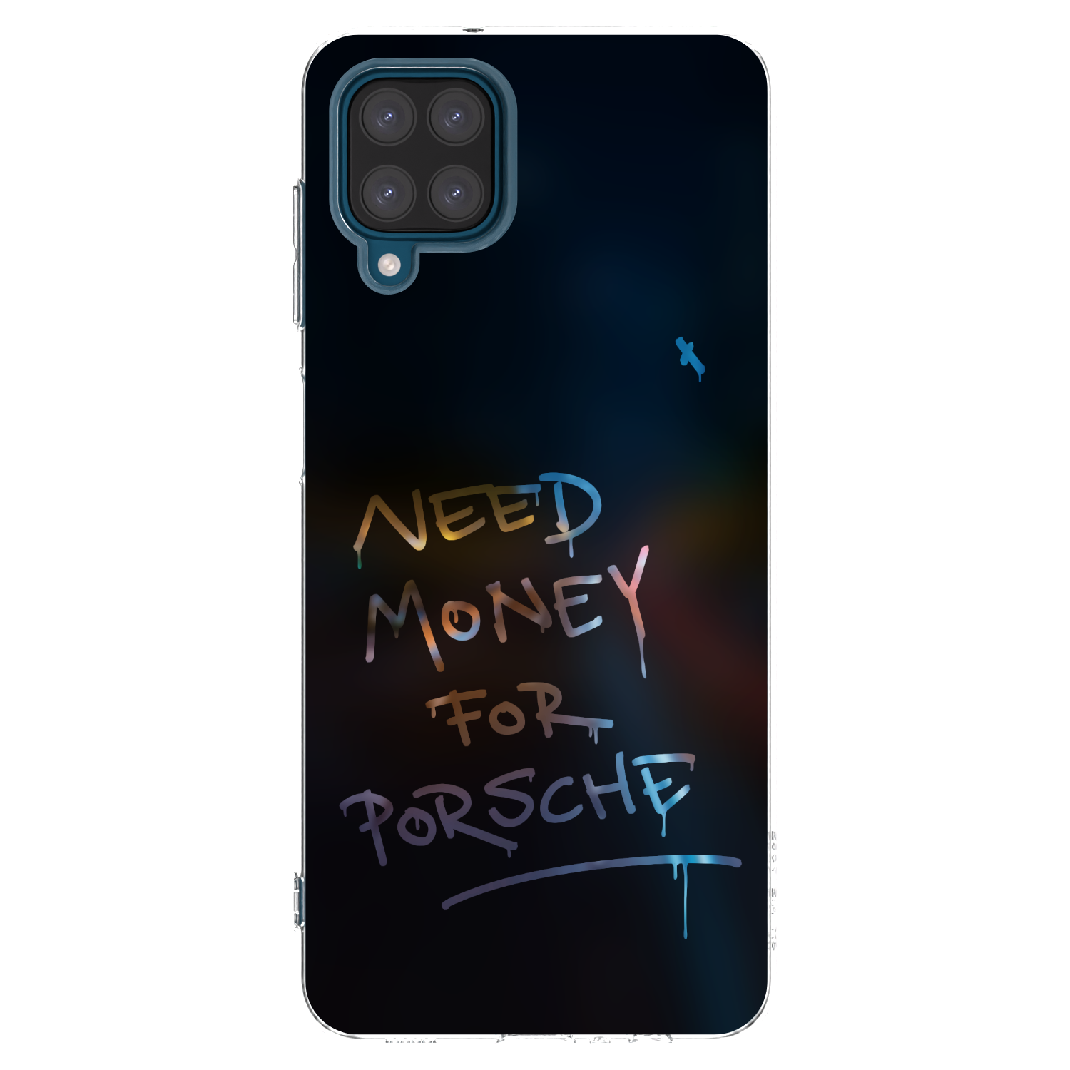 Picasee silikonový průhledný obal pro Samsung Galaxy A12 A125F - Neon Nights