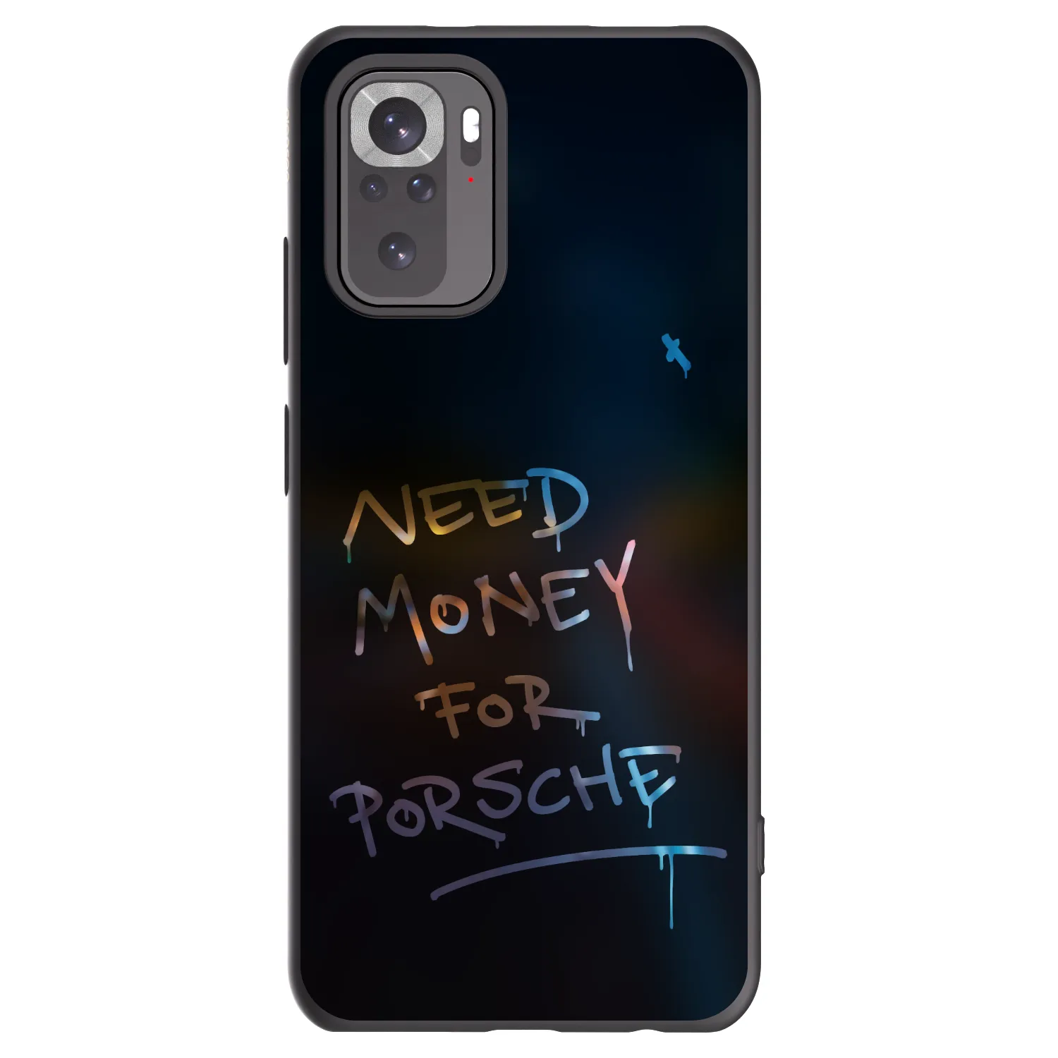 Picasee silikonový černý obal pro Xiaomi Redmi Note 10 - Neon Nights