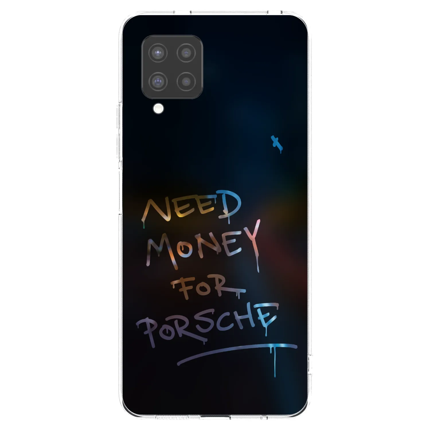 Picasee silikonový průhledný obal pro Samsung Galaxy A42 A426B - Neon Nights