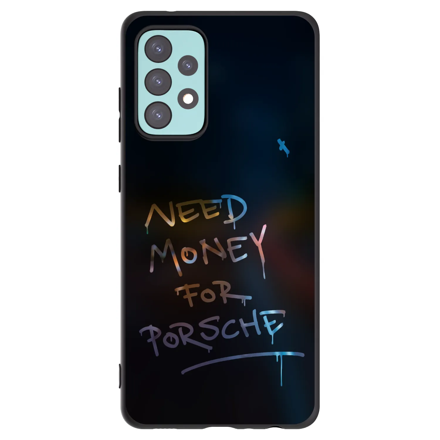 Picasee silikonový černý obal pro Samsung Galaxy A72 A725F - Neon Nights