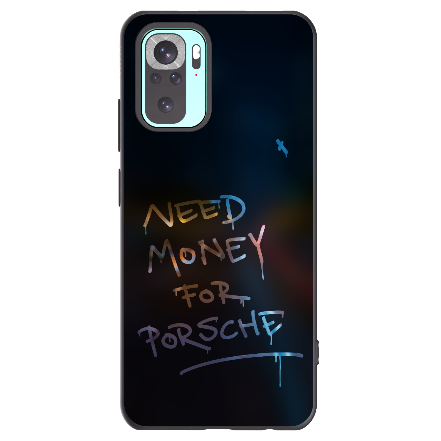 Picasee silikonový černý obal pro Xiaomi Redmi Note 10 Pro - Neon Nights