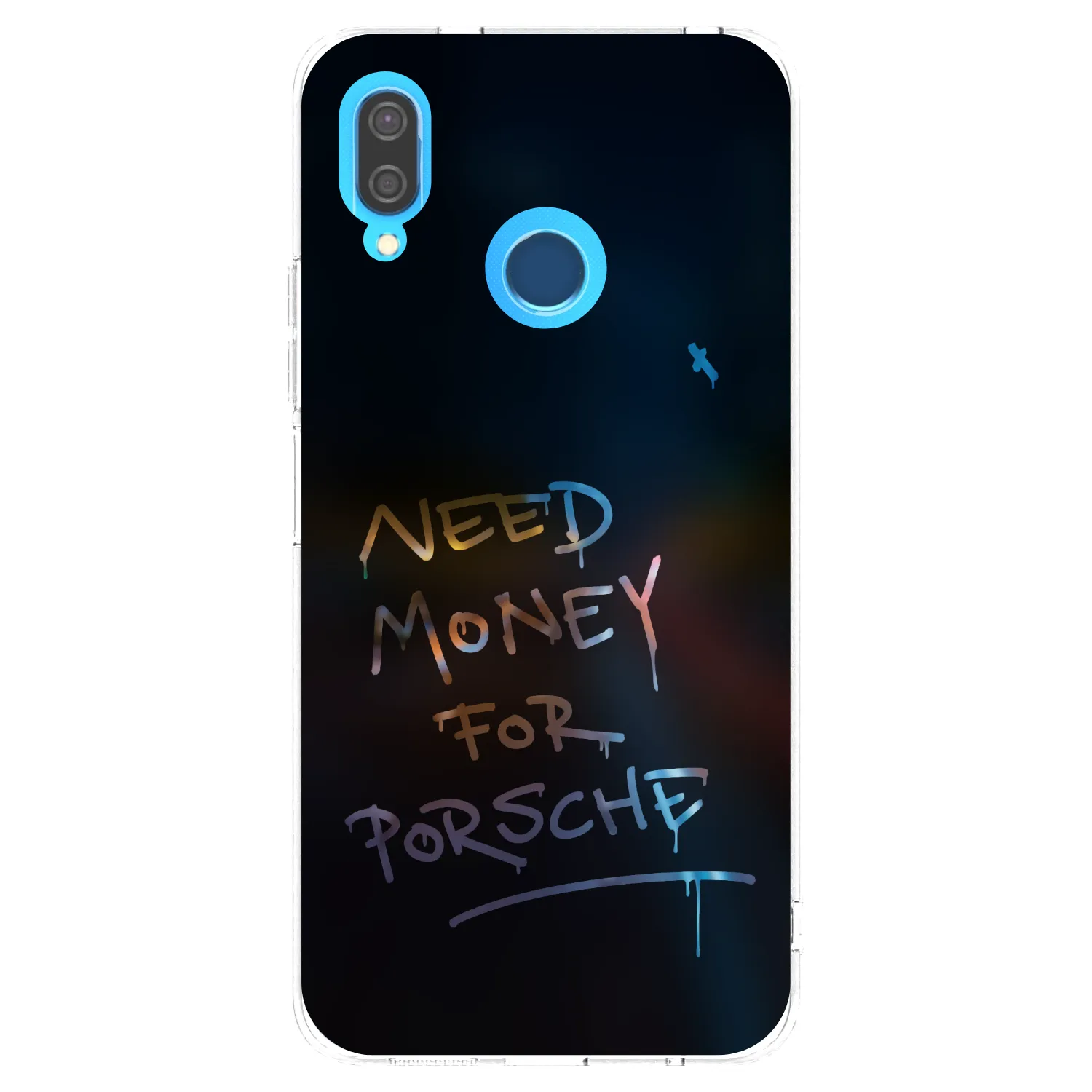Picasee silikonový průhledný obal pro Huawei P20 Lite - Neon Nights