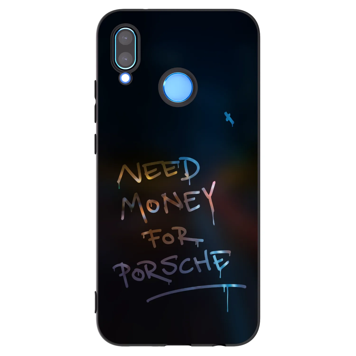 Picasee silikonový černý obal pro Huawei P20 Lite - Neon Nights
