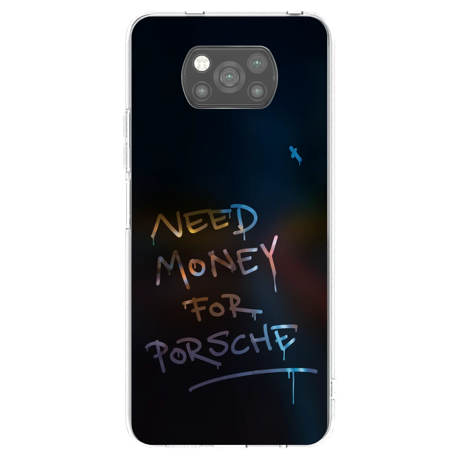 Picasee silikonový černý obal pro Xiaomi Poco X3 Pro - Neon Nights