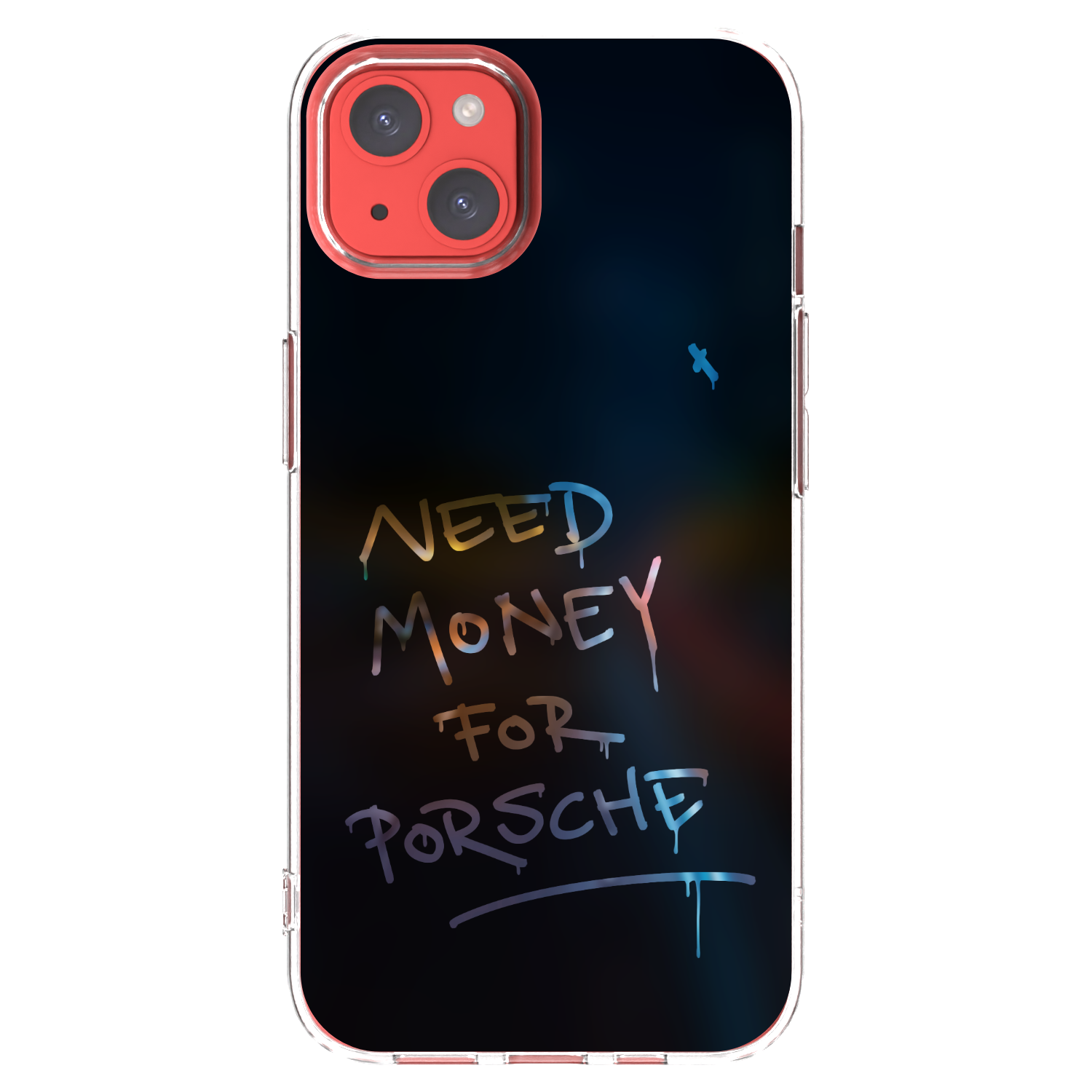Picasee silikonový průhledný obal pro Apple iPhone 13 - Neon Nights