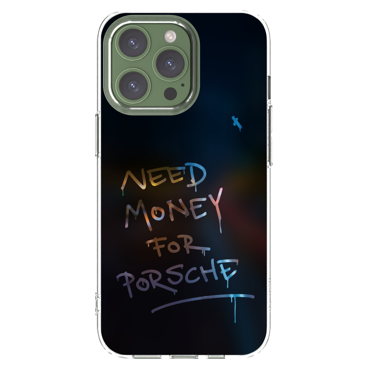 Picasee silikonový průhledný obal pro Apple iPhone 13 Pro - Neon Nights