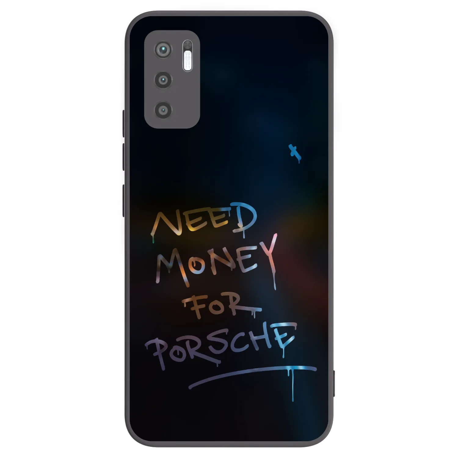 Picasee silikonový černý obal pro Xiaomi Redmi Note 10 5G - Neon Nights