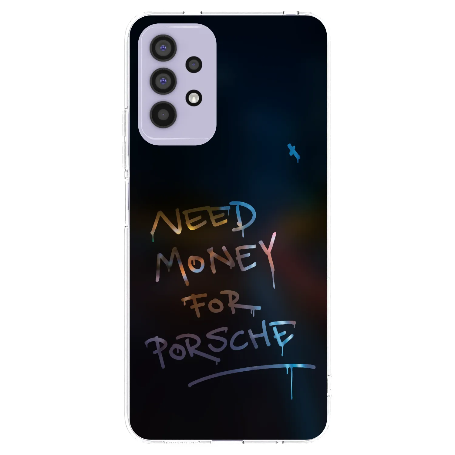Picasee silikonový průhledný obal pro Samsung Galaxy A32 4G SM-A325F - Neon Nights