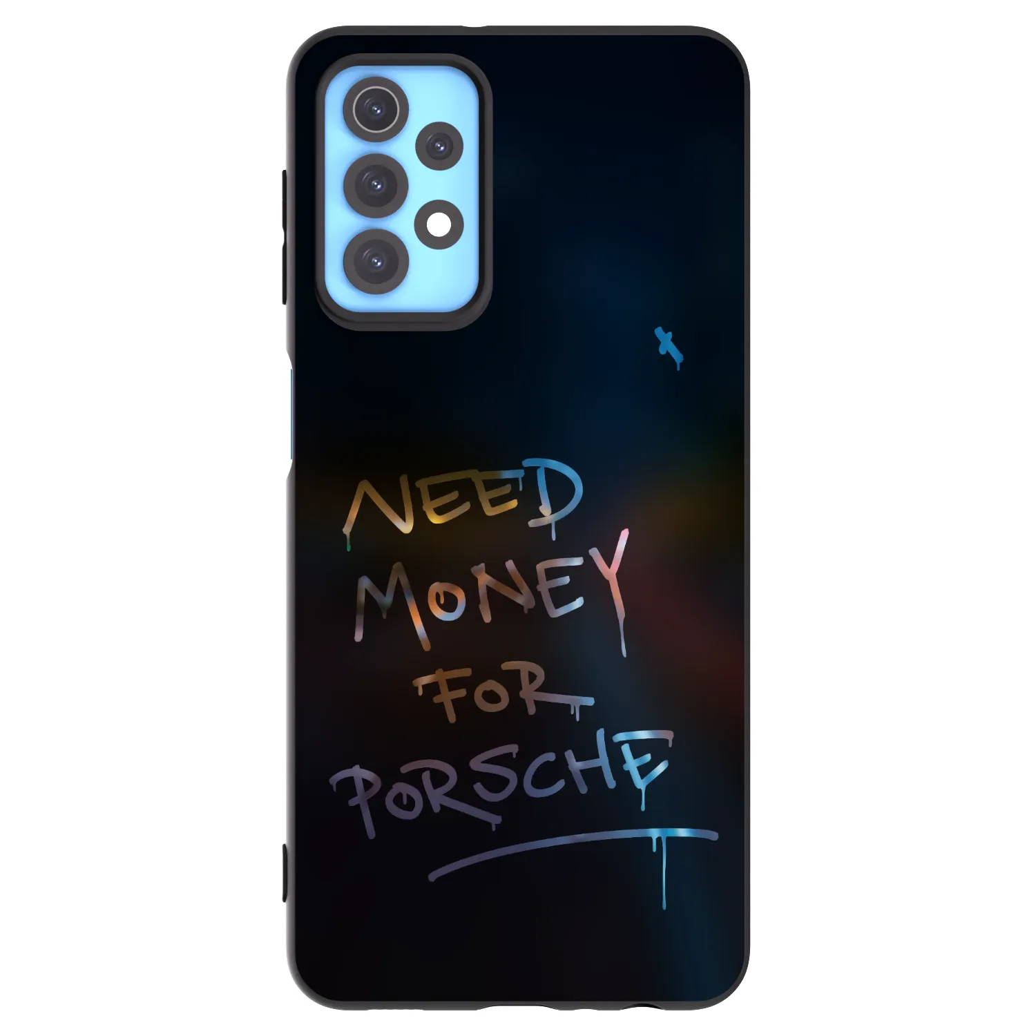 Picasee silikonový černý obal pro Samsung Galaxy A32 4G SM-A325F - Neon Nights