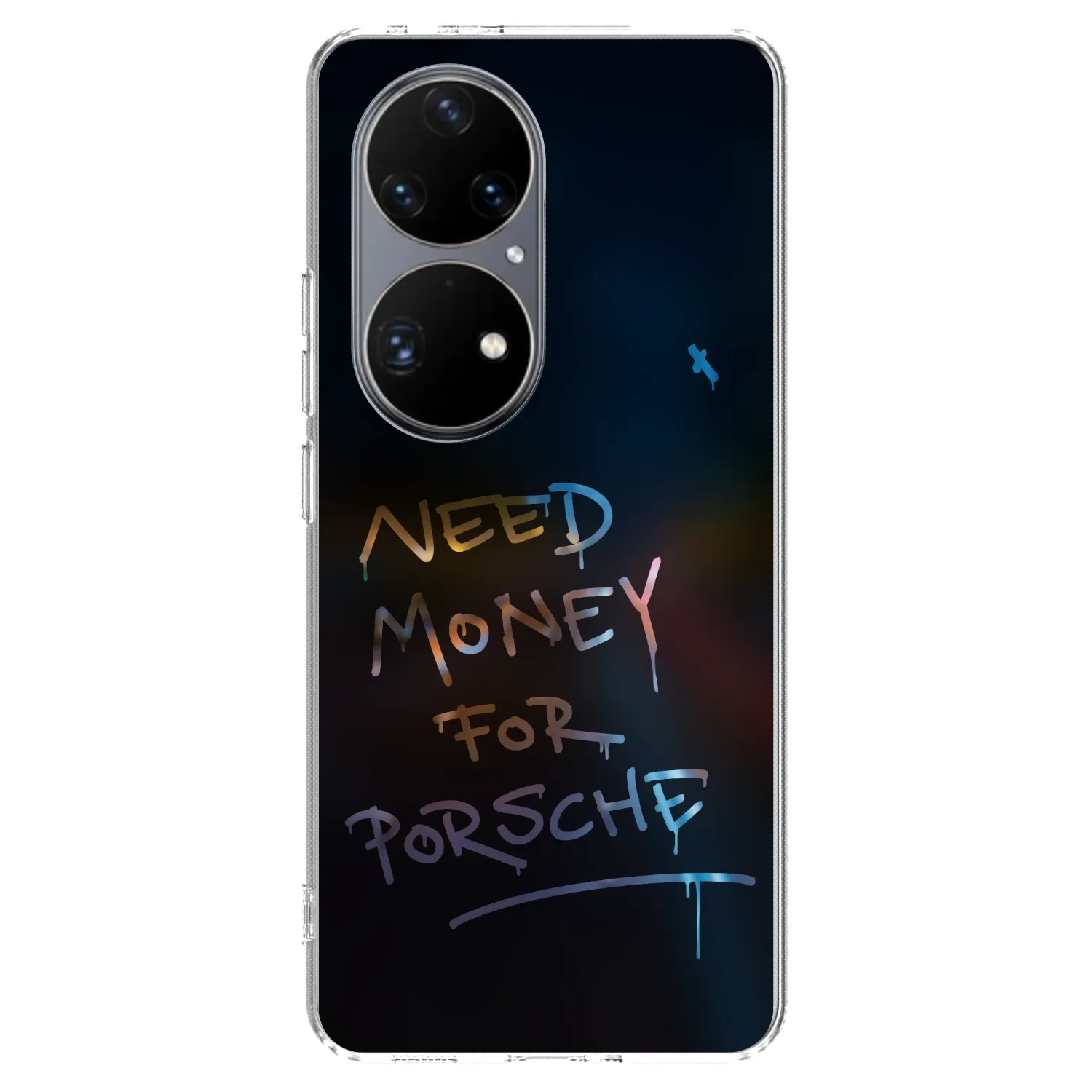 Picasee silikonový průhledný obal pro Huawei P50 - Neon Nights