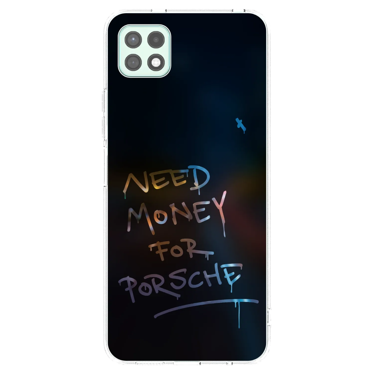 Picasee silikonový průhledný obal pro Samsung Galaxy A22 A226B 5G - Neon Nights