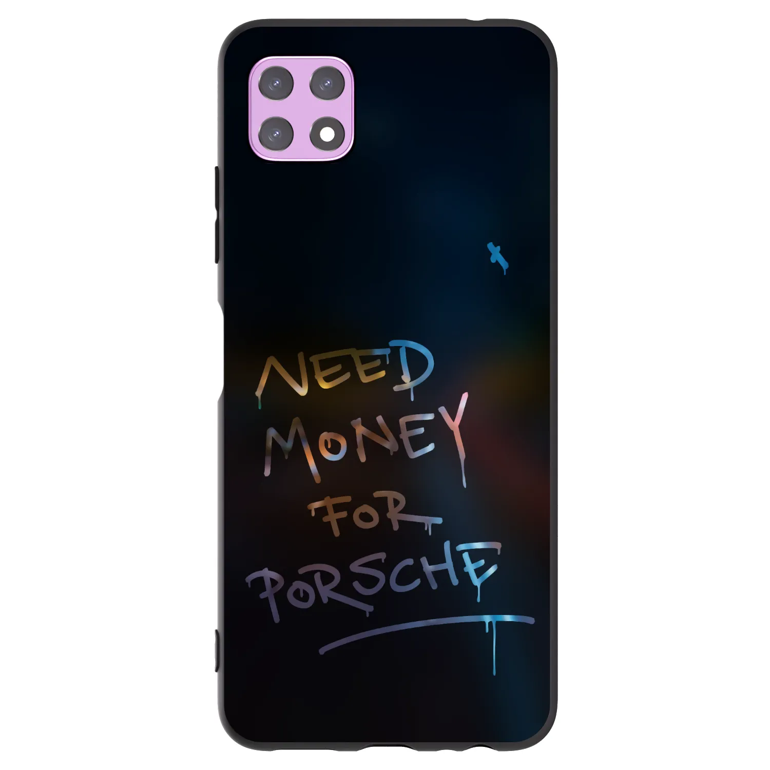 Picasee silikonový černý obal pro Samsung Galaxy A22 A226B 5G - Neon Nights