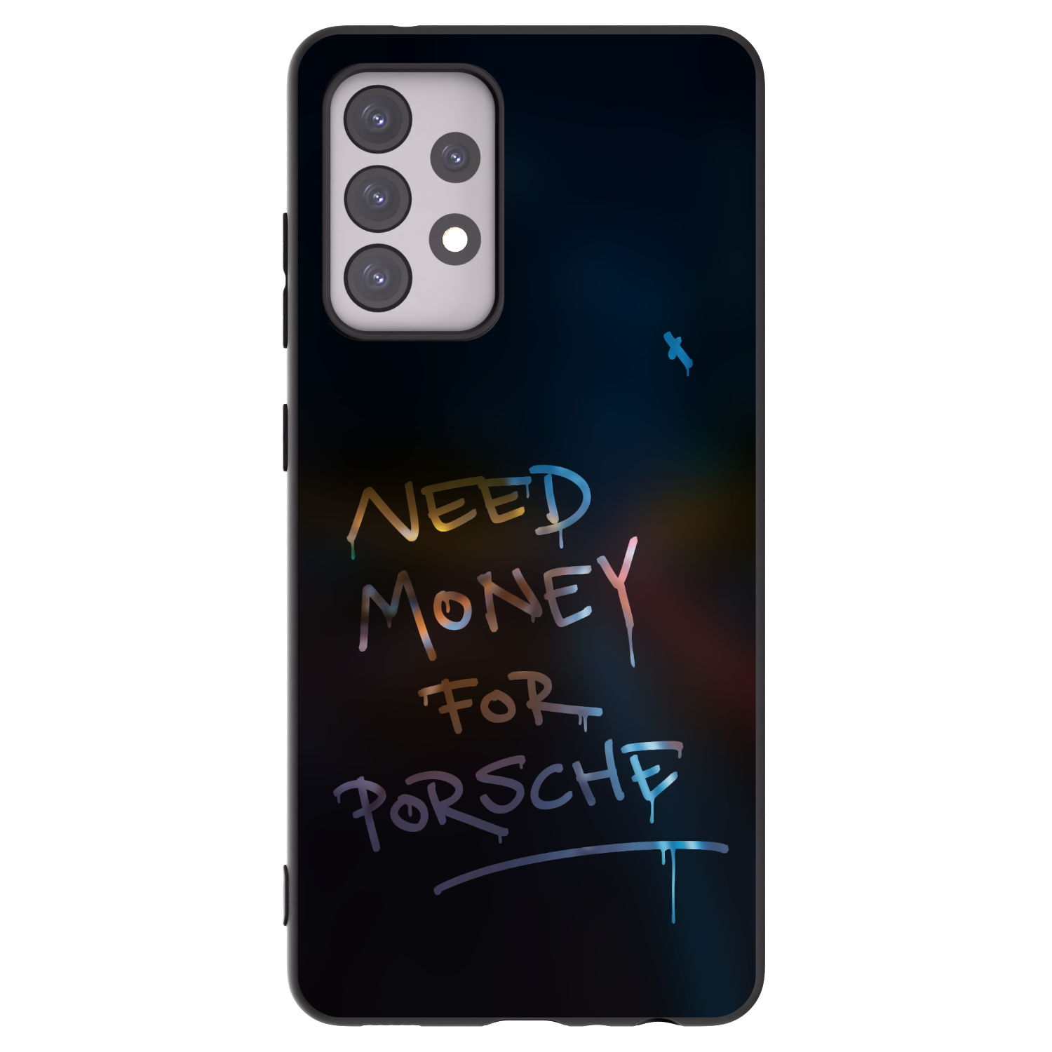 Picasee silikonový černý obal pro Samsung Galaxy A52s 5G A528B - Neon Nights