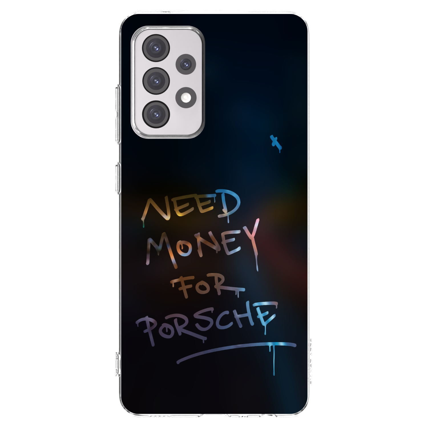 Picasee silikonový průhledný obal pro Samsung Galaxy A52s 5G A528B - Neon Nights