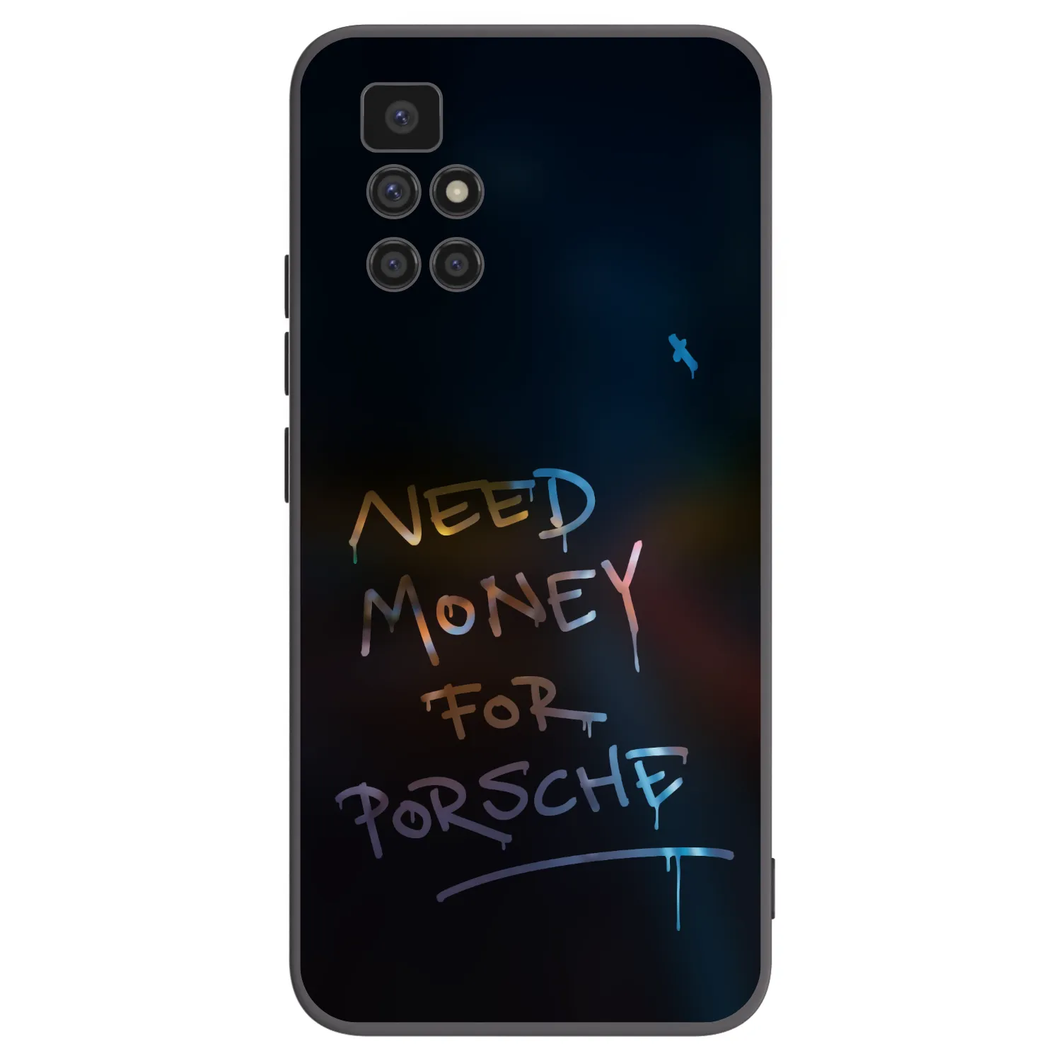 Picasee silikonový černý obal pro Xiaomi Redmi 10 - Neon Nights