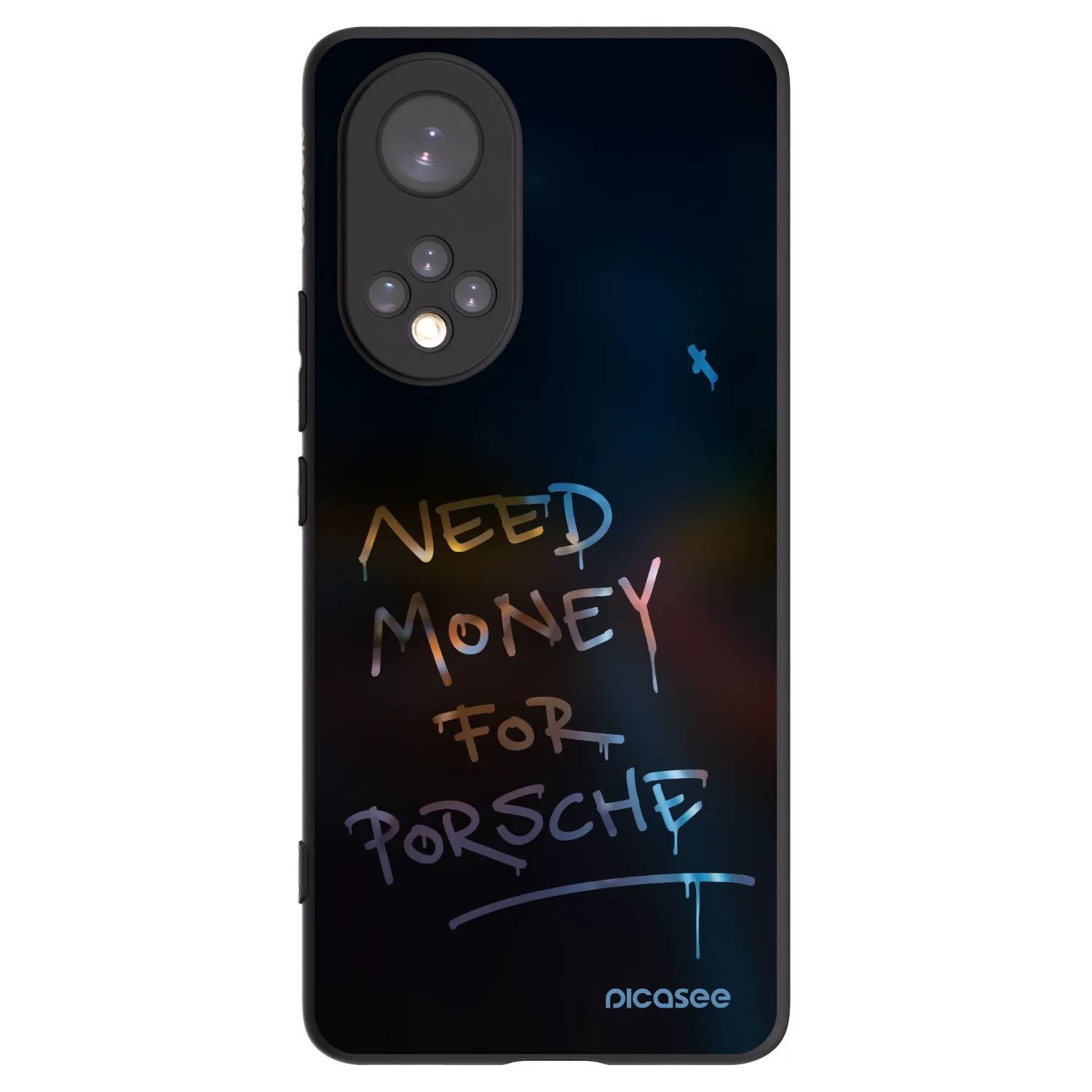 Picasee silikonový černý obal pro Huawei Nova 9 - Neon Nights