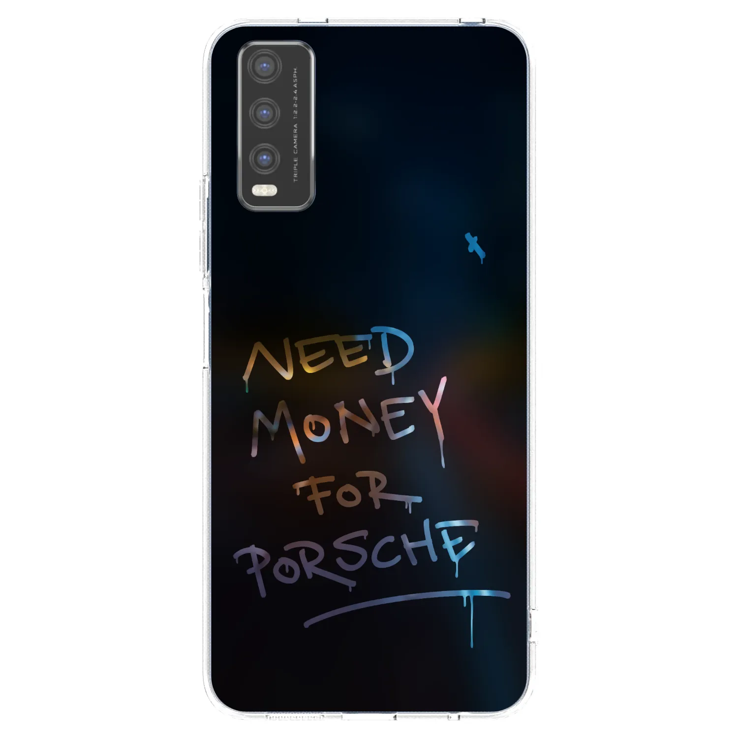 Picasee silikonový průhledný obal pro Vivo Y20s - Neon Nights
