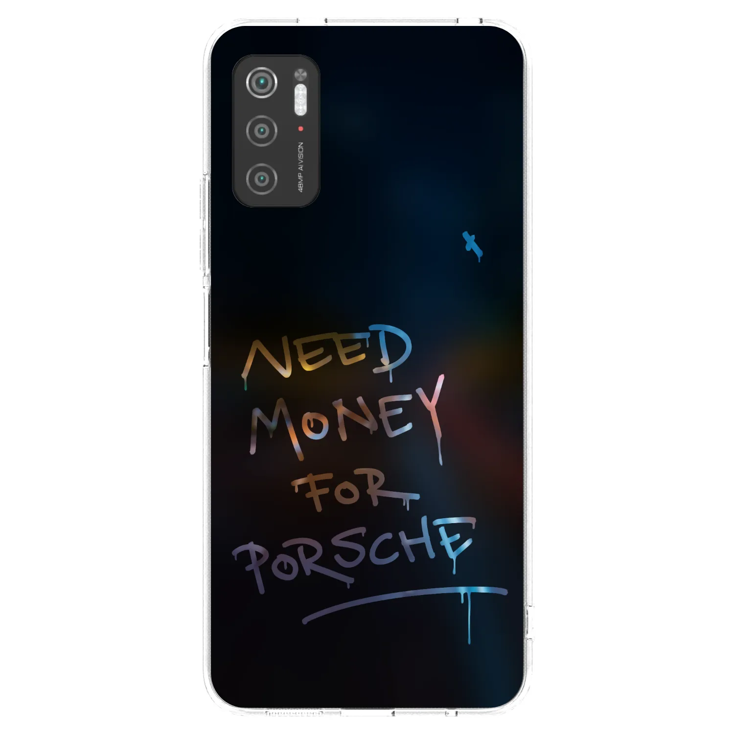 Picasee silikonový průhledný obal pro Xiaomi Poco M3 Pro 5G - Neon Nights