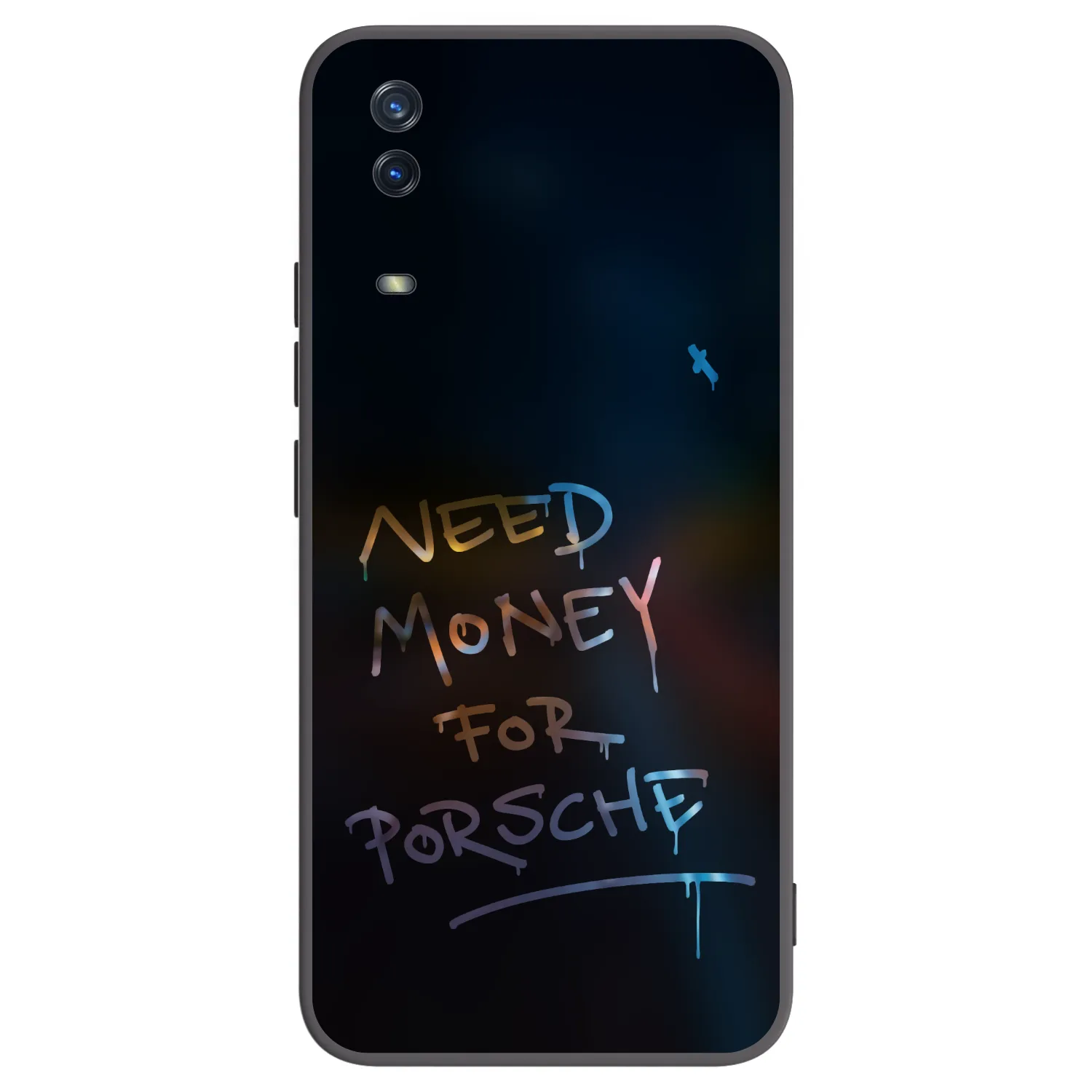 Picasee silikonový černý obal pro Vivo Y11s - Neon Nights