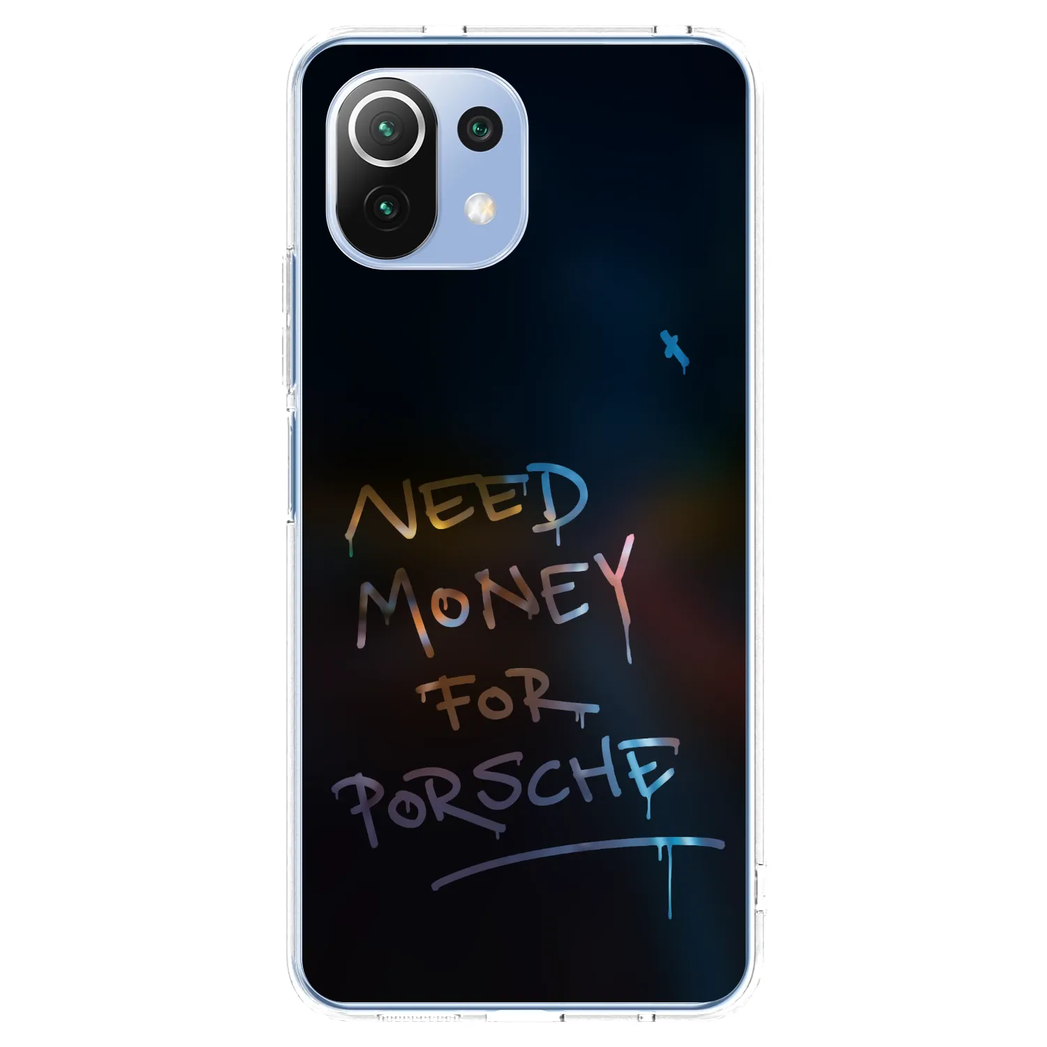 Picasee silikonový průhledný obal pro Xiaomi 11 Lite 5G NE - Neon Nights