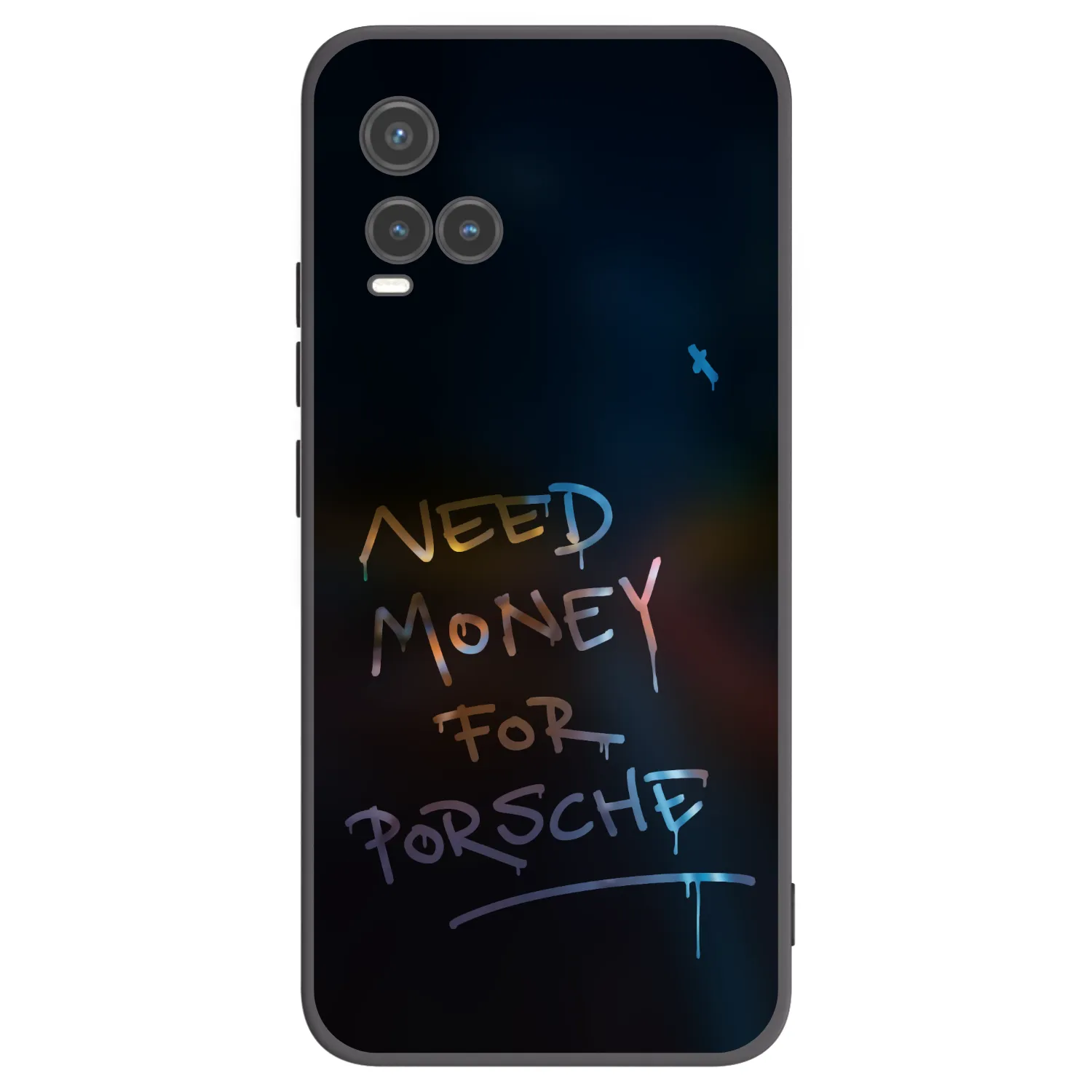 Picasee silikonový černý obal pro Vivo Y33s - Neon Nights