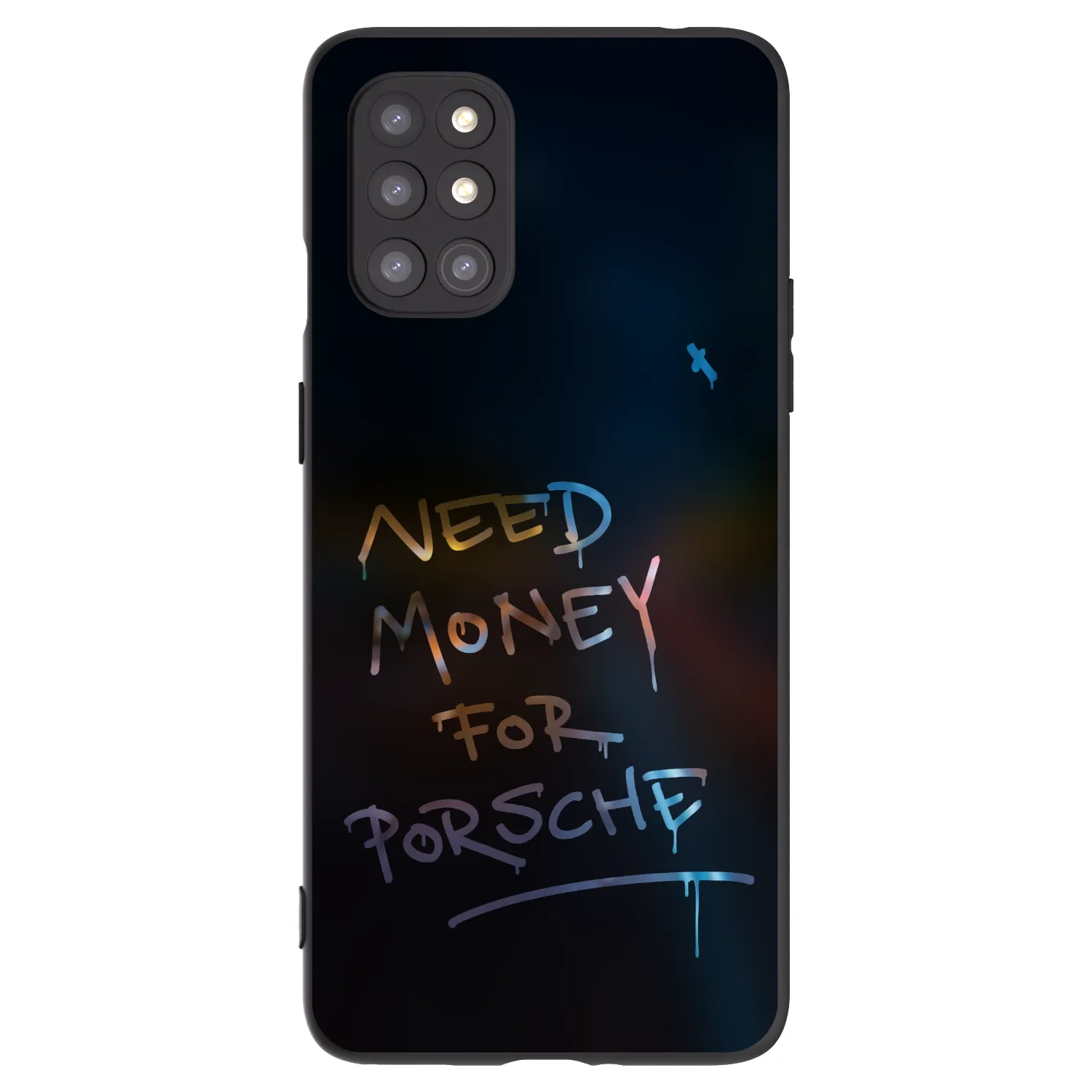 Picasee silikonový černý obal pro OnePlus 8T - Neon Nights