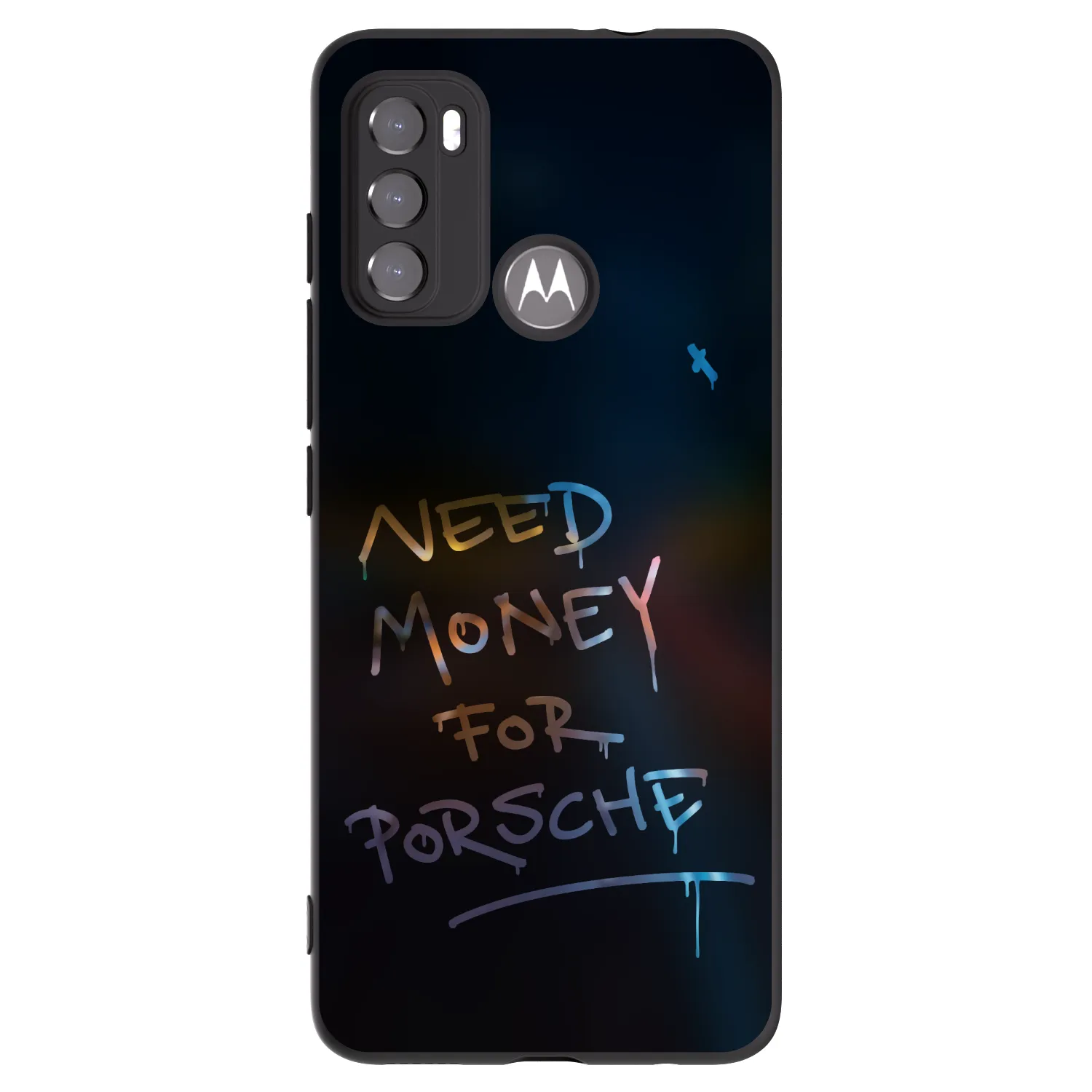 Picasee silikonový černý obal pro Motorola Moto G60 - Neon Nights