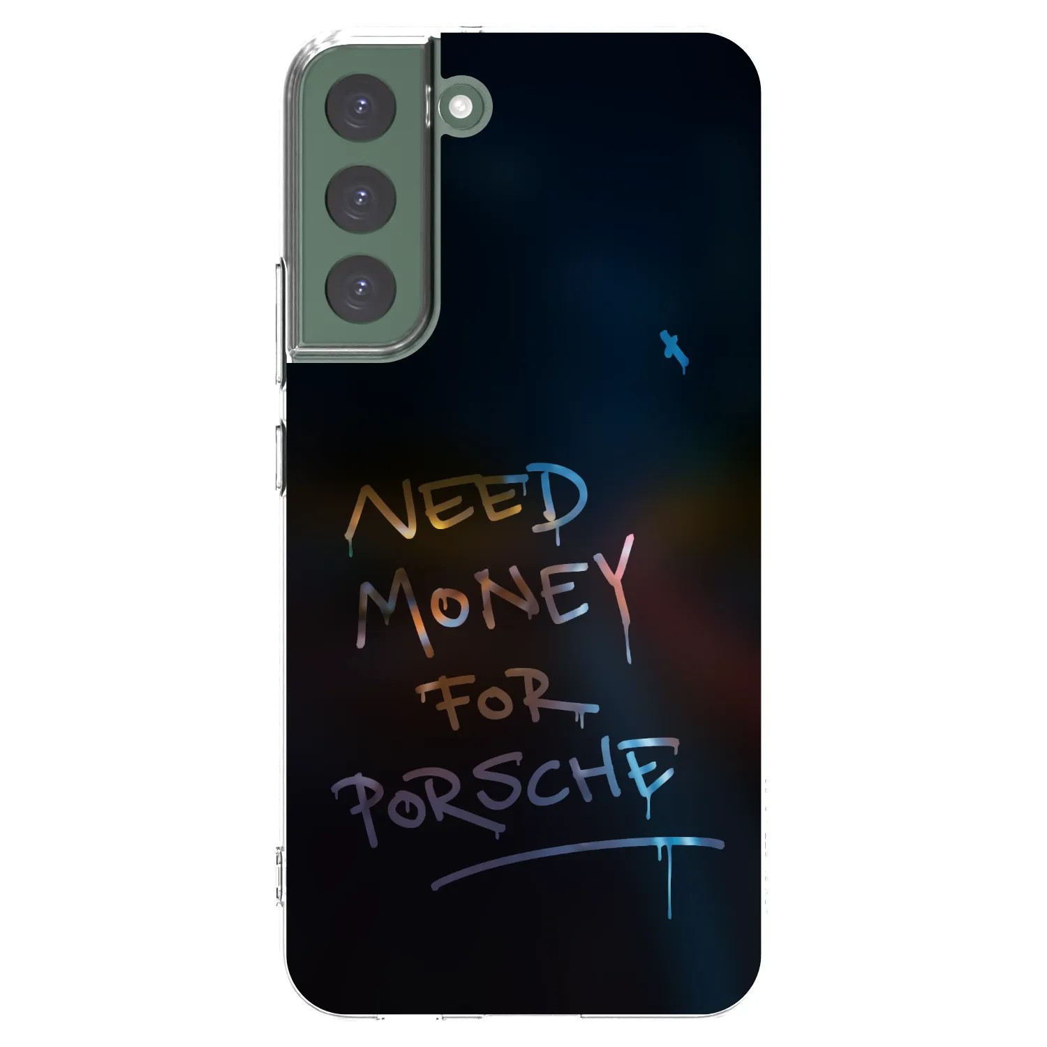 Picasee silikonový průhledný obal pro Samsung Galaxy S22+ 5G - Neon Nights