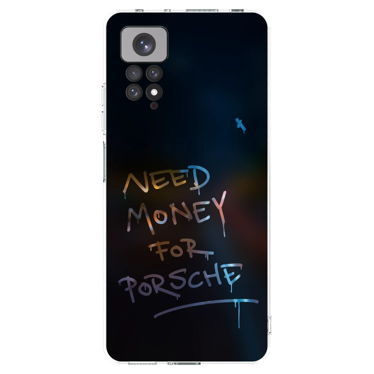 Picasee silikonový průhledný obal pro Xiaomi Redmi Note 11S 4G - Neon Nights