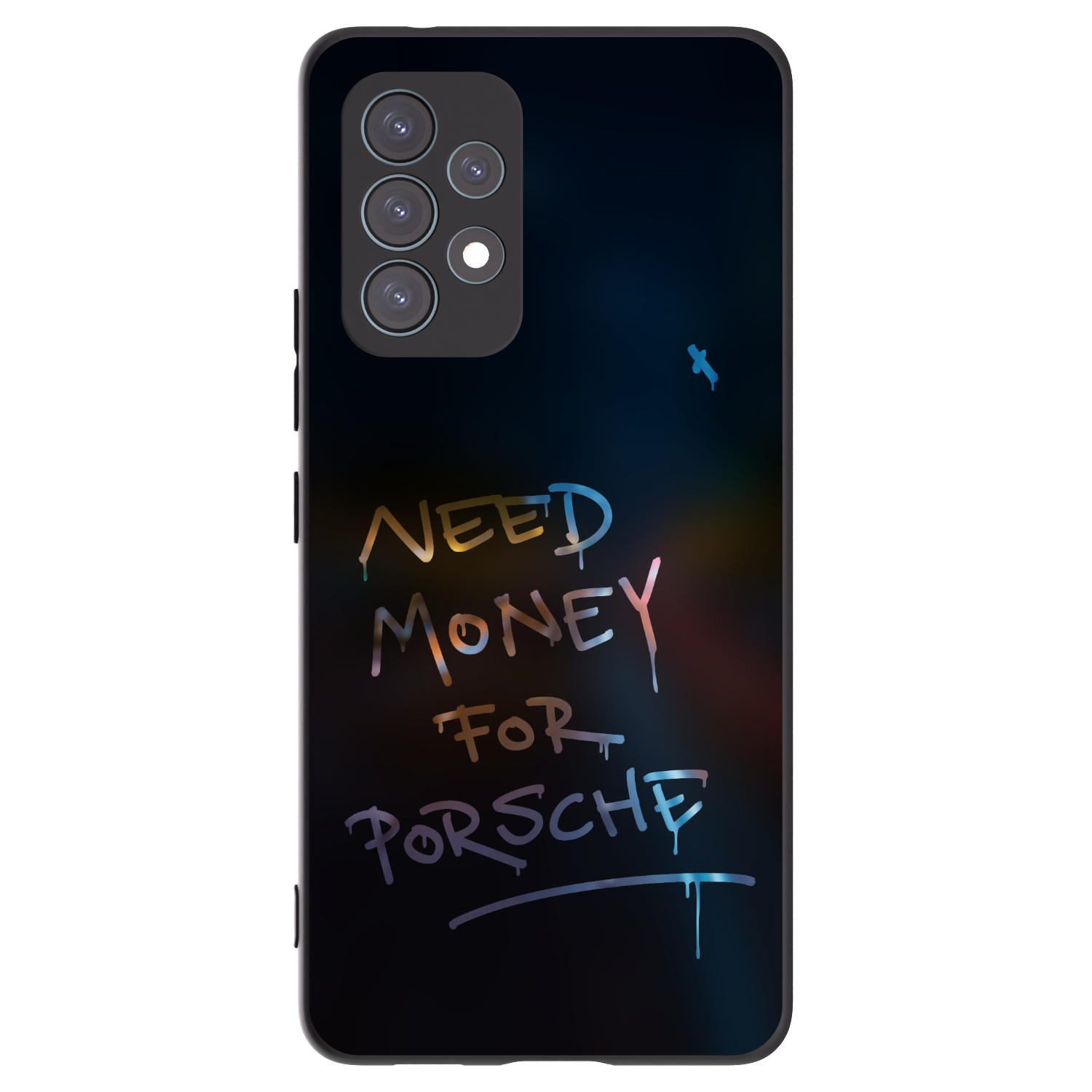 Picasee silikonový černý obal pro Samsung Galaxy A53 5G A536 - Neon Nights