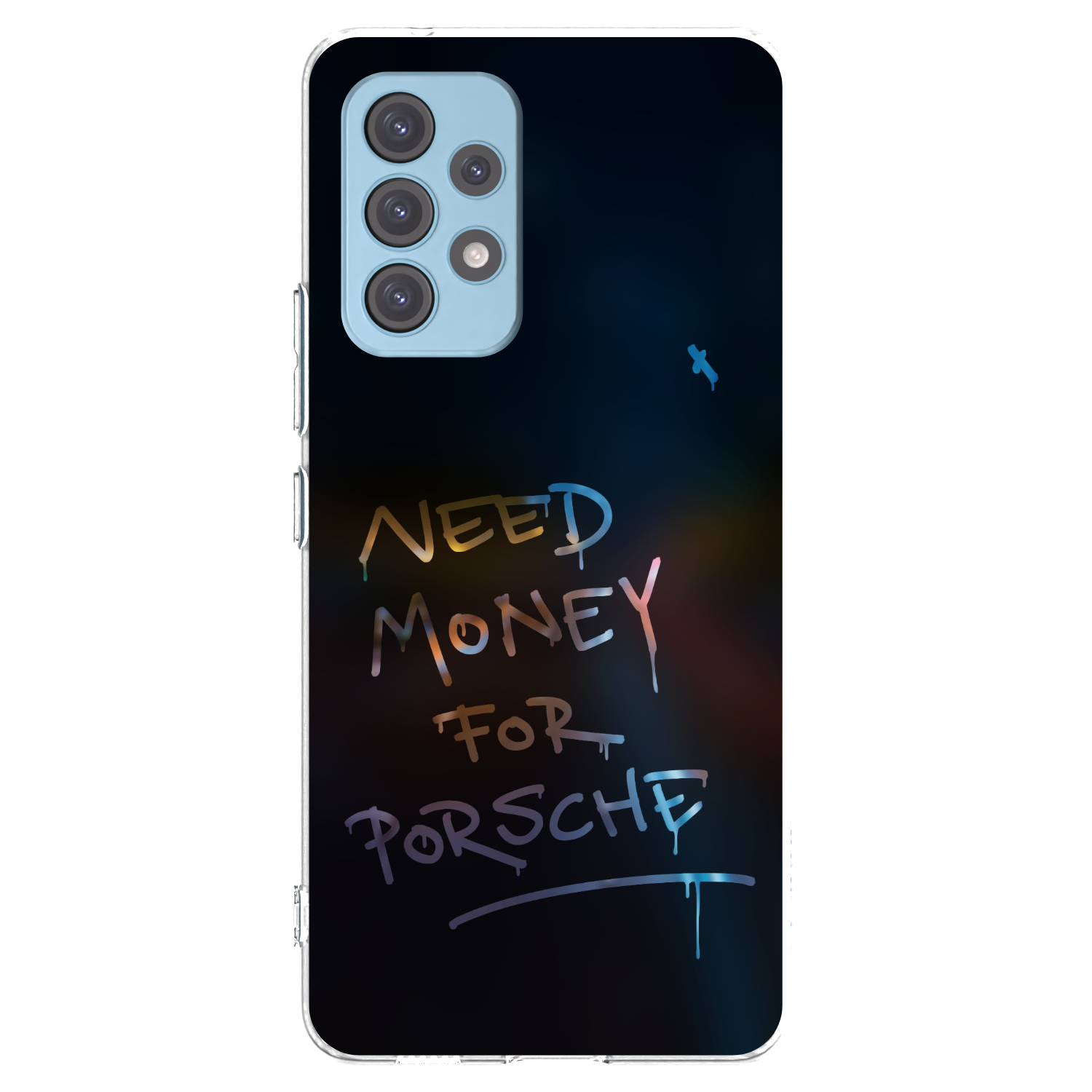 Picasee silikonový průhledný obal pro Samsung Galaxy A53 5G A536 - Neon Nights